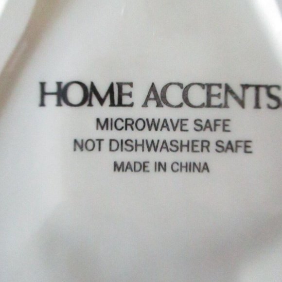 Home Accents Red Scarf Snowman Star Snowflakes Christmas Ceramic Platter Plate - Picture 10 of 12